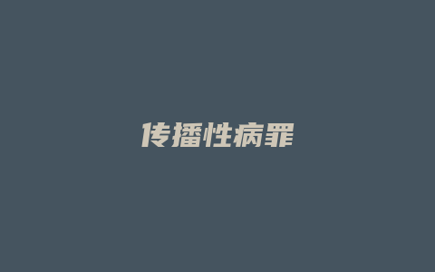 传播性病罪_允道律所